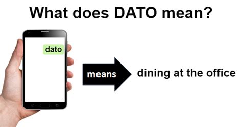 dato meaning|DATO definition in American English 